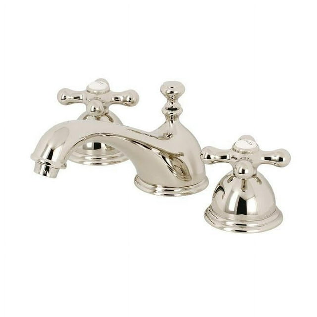 Kingston Brass KS3966AX Robinet de Lavabo à Large Diffusion 8 Po, Nickel Poli