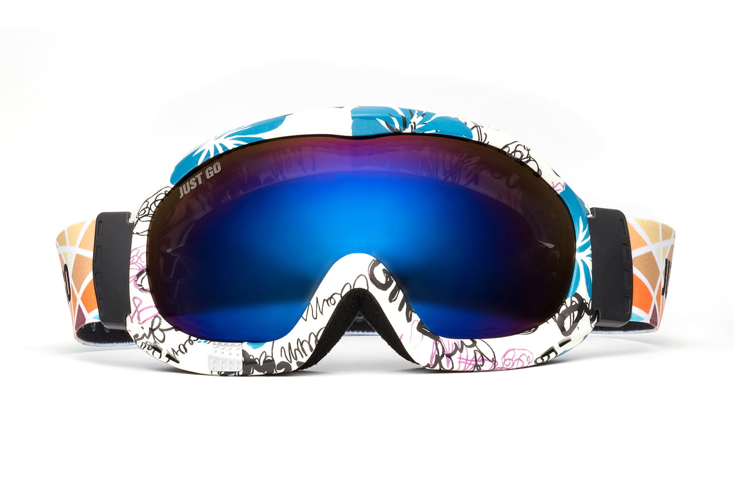 Winter Snow Ski Goggles Unisex Anti Fog Dual Lens UV Protection 3 Layers Foam 