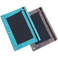 thumbnail image 1 of 3 Rings Binder Pencil Pouch, Pencil Case with Clear Window (Grey&Blue 2pack), 1 of 5