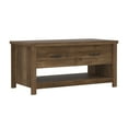 thumbnail image 3 of Hillsdale Lancaster Farmhouse Wood Lift Top Coffee Table, Knotty Oak, 3 of 7