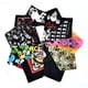 thumbnail image 4 of Pañuelo para la cabeza de algodón cuadrado con diseño de calavera de hip-hop para hombres y mujeres, pañuelo para la cabeza con estampado de fantasmas de Halloween, 4 of 6