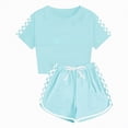 thumbnail image 2 of NIEWTR Girls Spring Clothes Infant Toddler Baby Girl Summer Clothes Bow Embroidery Short Sleeve T Shirts Top Shorts 2 Piece Summer Outfits Set(Green,11-12 Years), 2 of 6