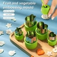 thumbnail image 2 of Primegos 12 Pcs Ensemble de Formes de Coupe-Fruits et Légumes Mini Emporte-Pièces Moules à Biscuits Réutilisables Kit de Coupe-Aliments Aide de Cuisine, 2 of 7