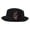 Black, variant on Vintage Wool Felt Fedora Cap Jazzs Hat MagicShow Headdress Carnivals Party Wear