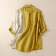 thumbnail image 4 of Pompotops Chemise Décontractée Imprimée à Manches Longues à Boutons pour Femmes en Solde, 4 of 8