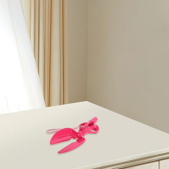 IBASETOY Durable Pet Scooper Scissor Shape Plastic for Pet Supplies Outdoor Walks 1Set