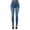 Light blue, variant on UJNDER Women's High Waisted Skinny Jeans Stretch Denim with Four Button Fly Slim Fit Style Black L