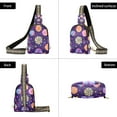 thumbnail image 7 of FORMRS Womens Crossbody Sling Bag Travel Daypack Shoulder Chest Backpack, Candy Cosmic Swirls, 7 of 7