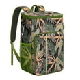 thumbnail image 1 of Aloha Themed Insulated Cooler Backpack - 20L, Durable & Portable for Beachgoers, Hikers, Students, 1 of 6