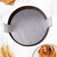 thumbnail image 4 of 200 Pcs Cake Pan Liners 8 inch Round Baking Parchment Paper Sheets Cooking Oven Paper Cake Baking Circle Sheet with Lift Tabs, Unbleached, 4 of 7