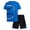 Blue Baseball, variant on RBX Boys Athletic Shorts Set - 2 Piece Active Performance Graphic Tee and Mesh Gym Shorts for Boys (8-12)