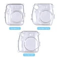 thumbnail image 3 of Transparent Plastic Protective Case with Rainbow Lanyard, Compatible with Fujifilm Instax Mini 7s and 7c Instant Camera - Lightweight 135g Accessory for Camera Protection and Portability, 3 of 5
