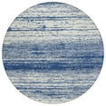 thumbnail image 2 of Addison Rugs Chantille Indoor/Outdoor Transitional Stripes Navy Washable Round Rug, 8' x 8', 2 of 6