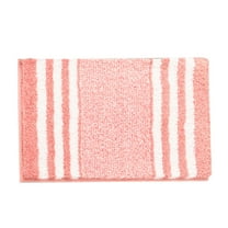 Bdday Bath Rugs for Bathroom Extra Thick Microfiber Striped Door Mat - Non-Slip Bathroom Kitchen Entry Rug Water-Absorbent Floor Mat for Bathroom Threshold Kitchen Doorway Foot Mat Welcome Mat