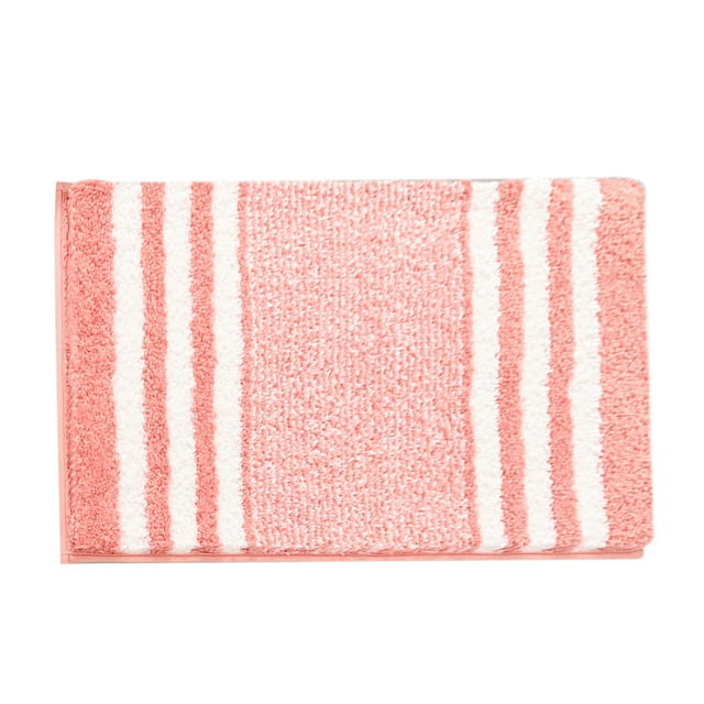 EDHITNR Clearance Extra Thick Microfiber Striped Door Mat - Non-Slip Bathroom Kitchen Entry Rug Water-Absorbent Floor Mat For Bathroom Kitchen Doorway Foot Mat Black and Friday Deals