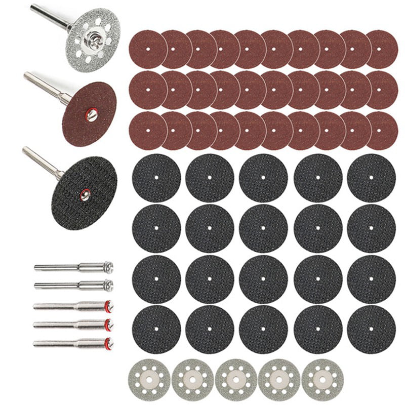 Drill Bit For Rotary Tool UK 60x Mini Diamond Cutting Discs Wheel Tool Set 