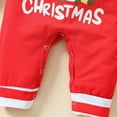 thumbnail image 4 of Generic Boys Girls Winter Long Sleeve Christmas Deer Prints Jumpsuit Autumn Winter Clothes for Holiday Party Christmas（12-18 Months Red）, 4 of 7