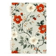 thumbnail image 7 of FORMRS 1-Subject Spiral Notebook 8" x 5" College Ruled 60 Refillable Sheet A5 Hard Cover, Red and White Floral Pattern, 7 of 7