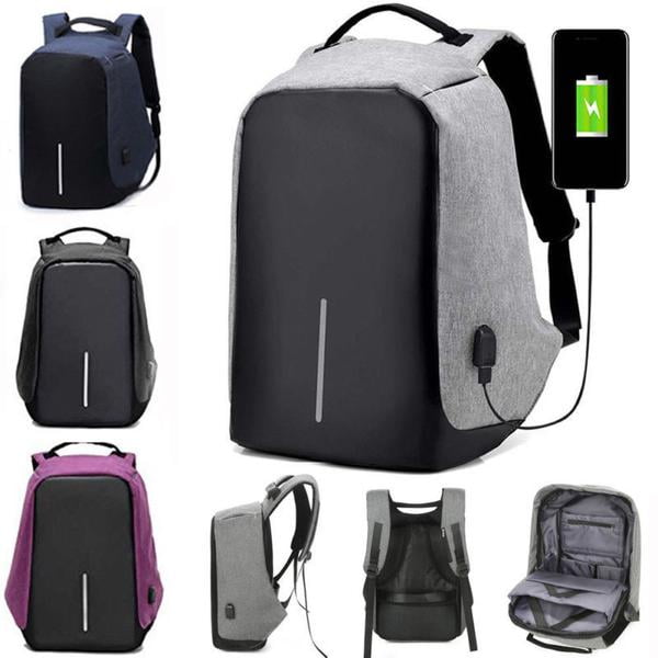 anti theft backpack with usb charging port