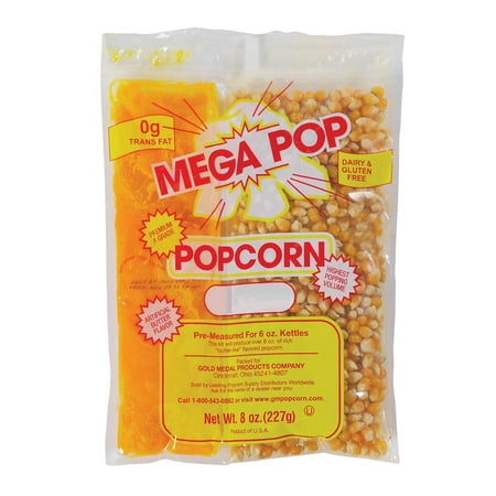 Product Of Gold Medal Mega Pop Popcorn Kit (6 Oz. Kit, 36 Ct.) - For Vending Machine, Schools , parties, Retail