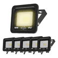 thumbnail image 1 of 5 Pzs Reflector Luz Led 80w Ip67 Exterior Alta Potencia Xtellar Negro, 1 of 4