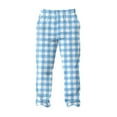 thumbnail image 4 of Fabrcox Mens Fleece Pajama Pants S-3xl Plaid Flannel Pj Bottoms Winter Warm Straight Leg Sleep Lounge Pants Light Blue XL, 4 of 5