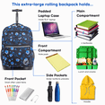 thumbnail image 3 of Mochila enrollable J World Sundance 20 con funda para portátil, 3 of 7
