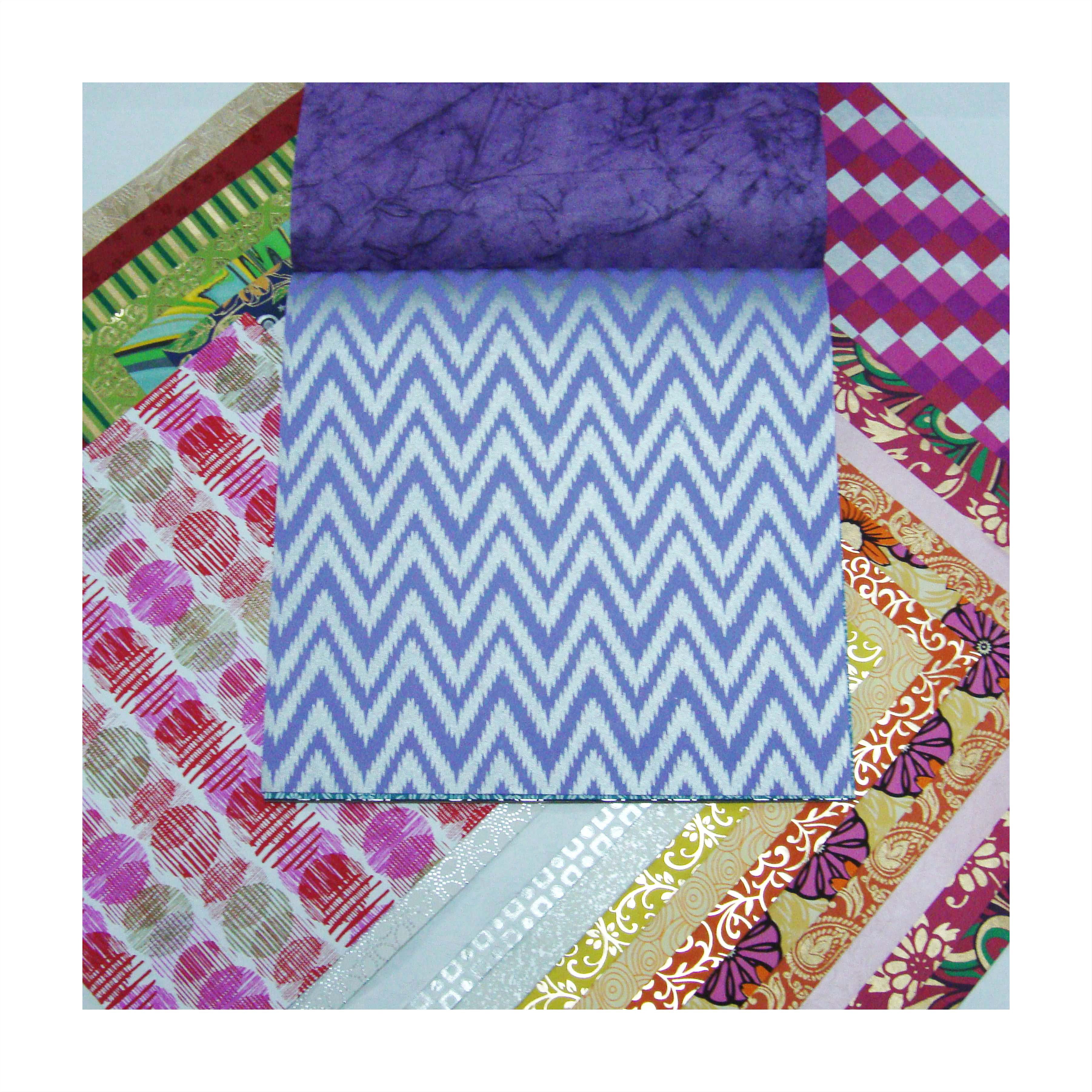 Paperhues Summer Handmade Scrapbook Papers Collection 12x12" Pad, 24 Sheets