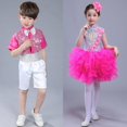thumbnail image 3 of Disfraces de actuación para niños Falda de princesa de hada de las flores para niñas Falda de baile para niños Vestido de coro de estudiantes Falda con bolsa de pastel, 3 of 6