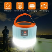 eYotto LED USB Rechargeable Outdoor Camping Tent Light Lantern Waterproof, Solar Camping Light Hiking Ultra Bright Lamp