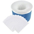thumbnail image 4 of Coofit Piscine Skimmer Chaussettes Réutilisables Protection Nylon Filtre Économiseur Panier Chaussettes, 4 of 10