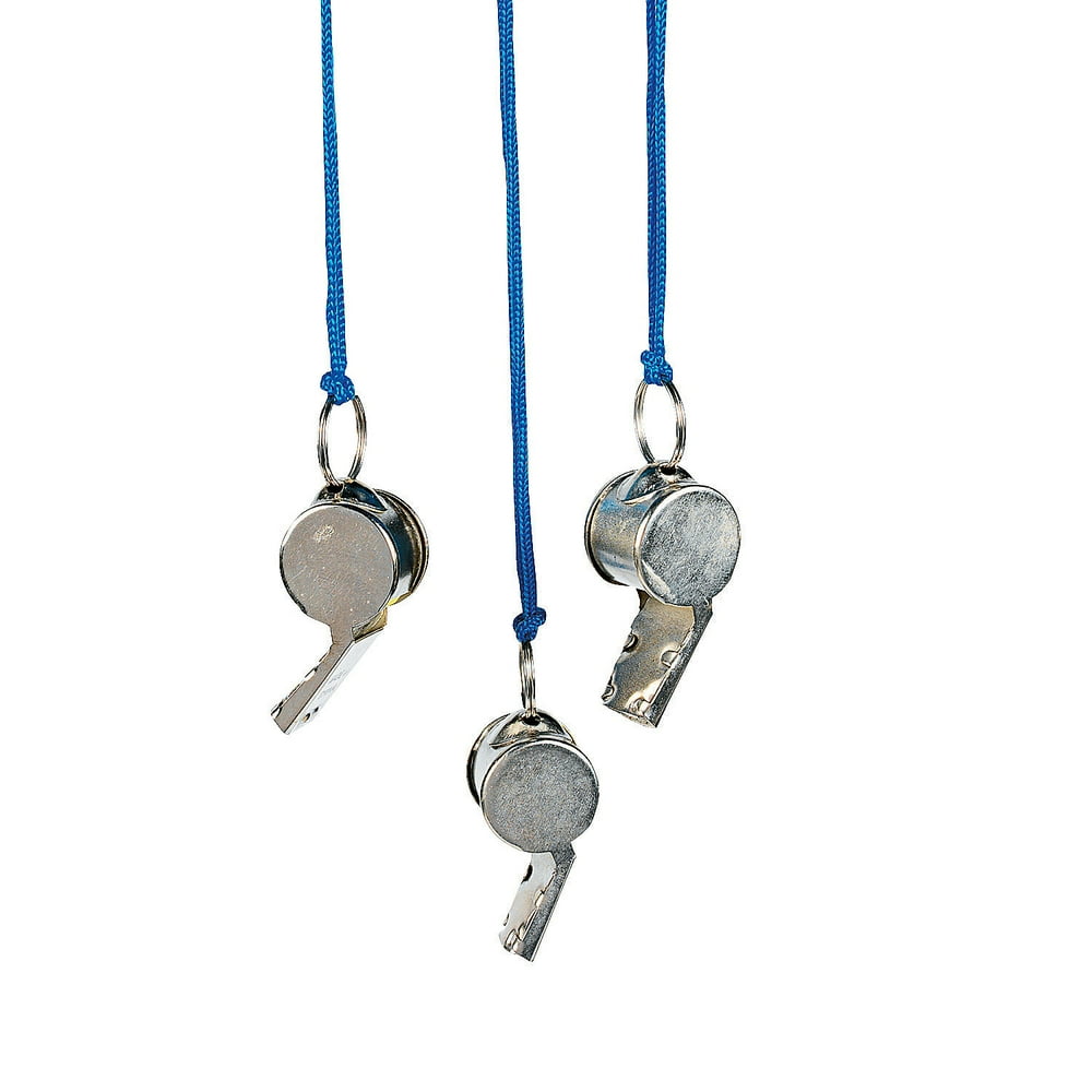 Metal Whistles Party Favors 12 Pieces
