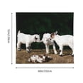 thumbnail image 3 of Yiaed Cute Goat Baby Print Tapestry for Bedroom,Tapestry Wall Tapestries, Tapestry Aesthetic for Living Room Dorm Room 51" X 60", 3 of 6