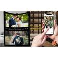 thumbnail image 4 of Custom Blanket with Photo Text Personalized Blanket Customized Throw Blanket for Kid Adult Birthday Anniversary Halloween Christmas Mother Father Girlfriend Valentines Day Gift Blankets, 4 of 5