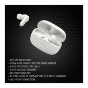 JBL Vibe Beam 2 - سماعات أذن لاسلكية حقيقية لإلغاء الضوضاء - أسود
