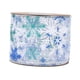 thumbnail image 5 of Cinta navideña Cintas de organza navideñas Cinta decorativa con alambre Cinta navideña portátil Azul, 5 of 9