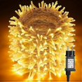 thumbnail image 1 of Christmas tree fairy lights, 100M 1000 LED indoor Christmas decoration fairy lights power 8 modes, waterproof outdoor Christmas lighting for garden ba, 1 of 4