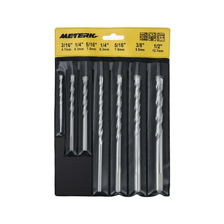 

Meterk MK23 7PCS Cement Masonry Drill Bit Set with Sandblasting Surface