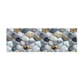 thumbnail image 1 of Corridor Stone Patterned Carpet with 3D Pebble Design Washable Floor Mat for Entrance Bathroom and Kitchen Use, 1 of 5