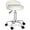 White, variant on CQAOE Swivel Salon Stool with PU Leather Cushion and Backrest, Adjustable Height 18"-23.8", 360° Rotation, Supports 300 lbs, Comfortable Chair for Hair Salon, Spa, Office (White)