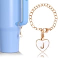 thumbnail image 4 of Breloques Lettres pour Gobelets Poignée d'Identification Initiale en Forme de Cœur Accessoires Idée Réfléchie, 4 of 5