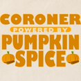 thumbnail image 2 of CafePress - Coroner Powered By Pumpkin Spice Tote Bag - Unisex Canvas Tote Bag, Beige, 1-Piece, 2 of 7