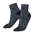 thumbnail image 2 of Bingfone Golden Peonies Design Patterned Men'S Women'S Casual Cotton Socks, 2 of 9