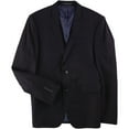 thumbnail image 2 of Perry Ellis Mens Pindot Two Button Blazer Jacket, Purple, 42 Long, 2 of 2