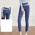 thumbnail image 2 of SELONE High Waisted Leggings for Women Workout Butt Lifting Gym Long Length High Waist Sports Yogalicious Utility Dressy Everyday Soft Jeggings Capri Jeggings Athletic Leggings for Women 11-Blue M, 2 of 9