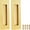 Gold, variant on MODANU 2 Pack 6 inch Recessed Finger Flush Pulls for Pocket Door Closet Door, Sliding Barn Door Handle, Brushed Black Stainless Steel Rectangular Door Pulls Hardware