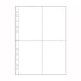 thumbnail image 1 of Paquete de 30 hojas A4 para carpetas de anillas A4 de 2, 3 y 4 anillas, fundas transparentes para postales, 1 of 6