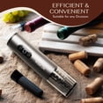 thumbnail image 5 of Rechargeable Electric Wine Opener Set by The Wine Chic Also Includes Stopper, Pourer, Foil Cutter (USB-C), Electronic Corkscrew, 5 of 5