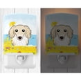 thumbnail image 2 of Caroline's Treasures BB2080CNL Longhair Creme Dachshund Summer Beach Ceramic Night Light, 6x4x3", multicolor, 2 of 2