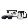 thumbnail image 2 of TRESSO Set de tetera de cristal de 700 ml con 4 tazas de 150 ml cada una, Color Negra, 2 of 5